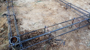 Свариваем металлический каркас фундамента